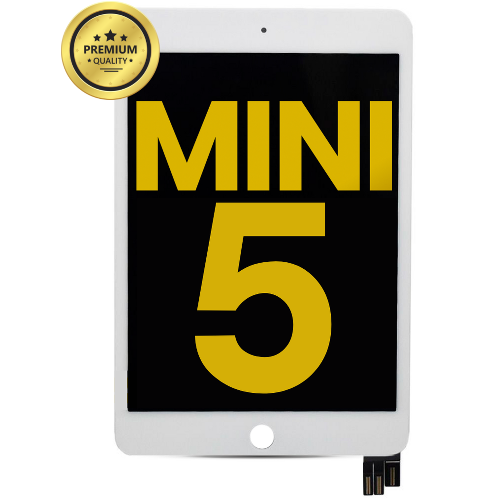 LCD ASSEMBLY WITH DIGITIZER COMPATIBLE FOR IPAD MINI 5 A2124 A2126 A2133 A2125 PREMIUM WHITE COLOR