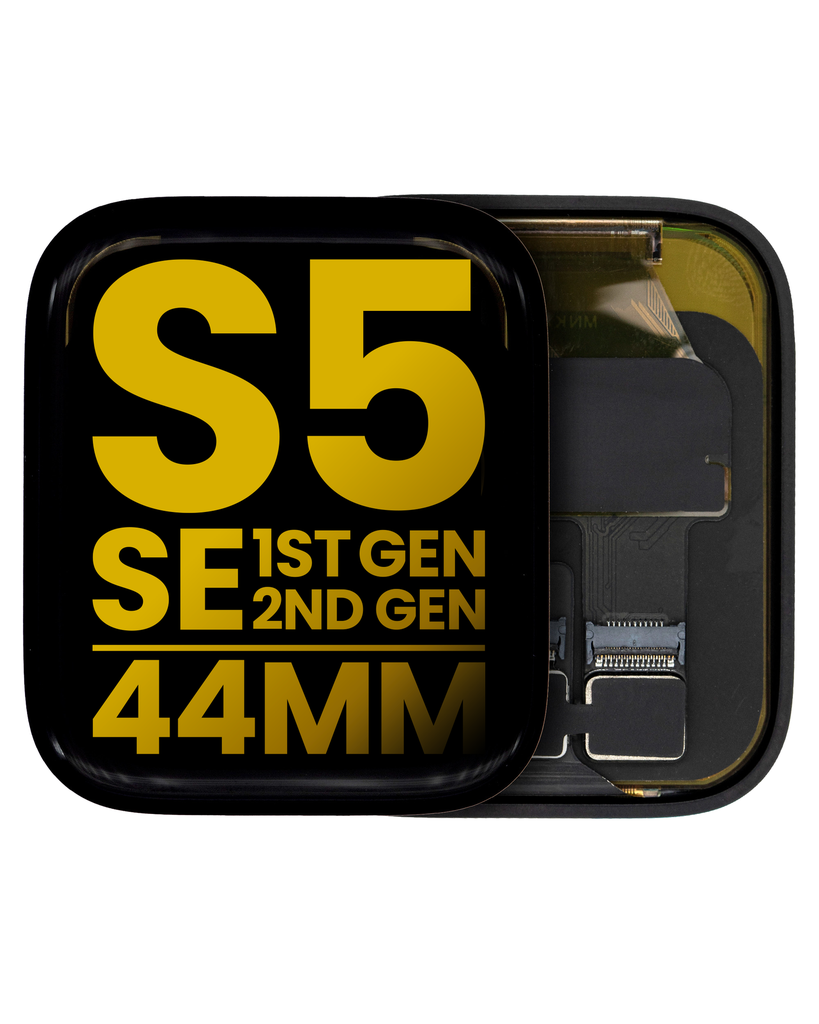 OLED SCREEN DISPLAY WITH DIGITIZER TOUCH PANEL COMPATIBLE FOR APPLE WATCH SERIES 5 44MM PREMIUM BLACK COLOR