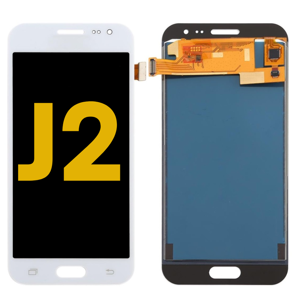 OLED LCD ASSEMBLY WITHOUT FRAME COMPATIBLE FOR SAMSUNG J2 J200 2015 PREMIUM WHITE COLOR