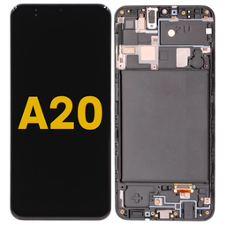 [A20-LCD-B-F-US-PREMIUM] OLED LCD ASSEMBLY WITH FRAME COMPATIBLE FOR SAMSUNG FOR A20 A205U US VERSION PREMIUM ALL COLORS