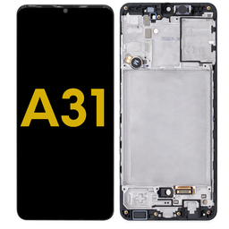 [A31-LCD-B-F-PREMIUM] OLED LCD ASSEMBLY WITH FRAME COMPATIBLE FOR SAMSUNG A31 A315 2020 PREMIUM ALL COLORS