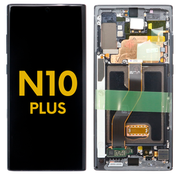 [N10P-LCD-B-F-PREMIUM] OLED LCD ASSEMBLY WITH FRAME COMPATIBLE FOR SAMSUNG NOTE 10 PLUS N975 PREMIUM BLACK COLOR