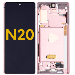 [N20-LCD-GOLD-F-PREMIUM] OLED LCD ASSEMBLY WITHOUT FRAME COMPATIBLE FOR SAMSUNG NOTE 20 5G N981 PREMIUM GOLD COLOR