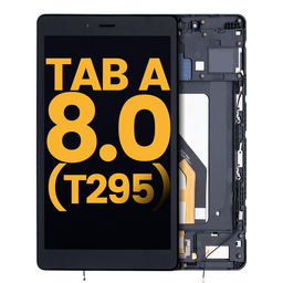 [T295-LCD-B-COMPLETE-PREMIUM] LCD ASSEMBLY WITH FRAME (COMPLETE) COMPATIBLE FOR SAMSUNG TAB A 8.0" 2019 T295 LTE VERSION PREMIUM BLACK COLOR
