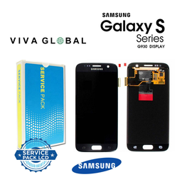 [S7-LCD-B-SAMSUNG] SAMSUNG ORIGINAL SERVICE PACK LCD NO FRAME S7 2016SM-G930  GH97-18523A GH97-18757A GH97-18761A BLACK COLOR