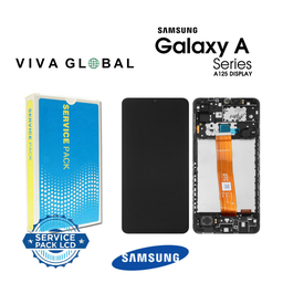 [A12-LCD-B-F-SAMSUNG] SAMSUNG ORIGINAL SERVICE PACK LCD WITH FRAME SM-A125 A12 2020 GH82-24491A GH82-24490A ALL COLORS