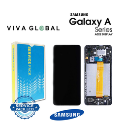 [A022-LCD-B-F-SAMSUNG] SAMSUNG ORIGINAL SERVICE PACL LCD WITH FRAME SM-A022 (A02 2021) GH82-25249A  GH82-25250A ALL COLORS