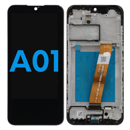 [A01-LCD-B-F-FSUFFIX-STANDARD] LCD ASSEMBLY WITH FRAME COMPATIBLE FOR SAMSUNG A01 A015F INTERNATIONAL VERSION SMALL SIZE F SUFFIX STANDARD ALL COLORS
