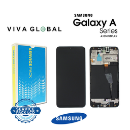 [A10-LCD-B-F-SAMSUNG] SAMSUNG ORIGINAL SERVICE PACK LCD WITH FRAME  A10 2019 SM-A105 GH82-20227A GH82-20322A ALL COLORS