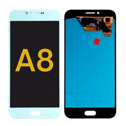 [A8-LCD-W-PREMIUM] OLED LCD ASSEMBLY WITHOUT FRAME COMPATIBLE FOR SAMSUNG A8 A810 800F / A8000 PREIMIUM WHITE COLOR