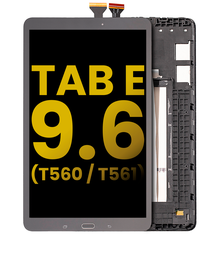 [T560-LCD-B-COMPLETE-PREMIUM] LCD ASSEMBLY WITH FRAME (COMPLETE) COMPATIBLE FOR SAMSUNG TAB E 9.6'' T560 T561 T567V PREMIUM BLACK COLOR