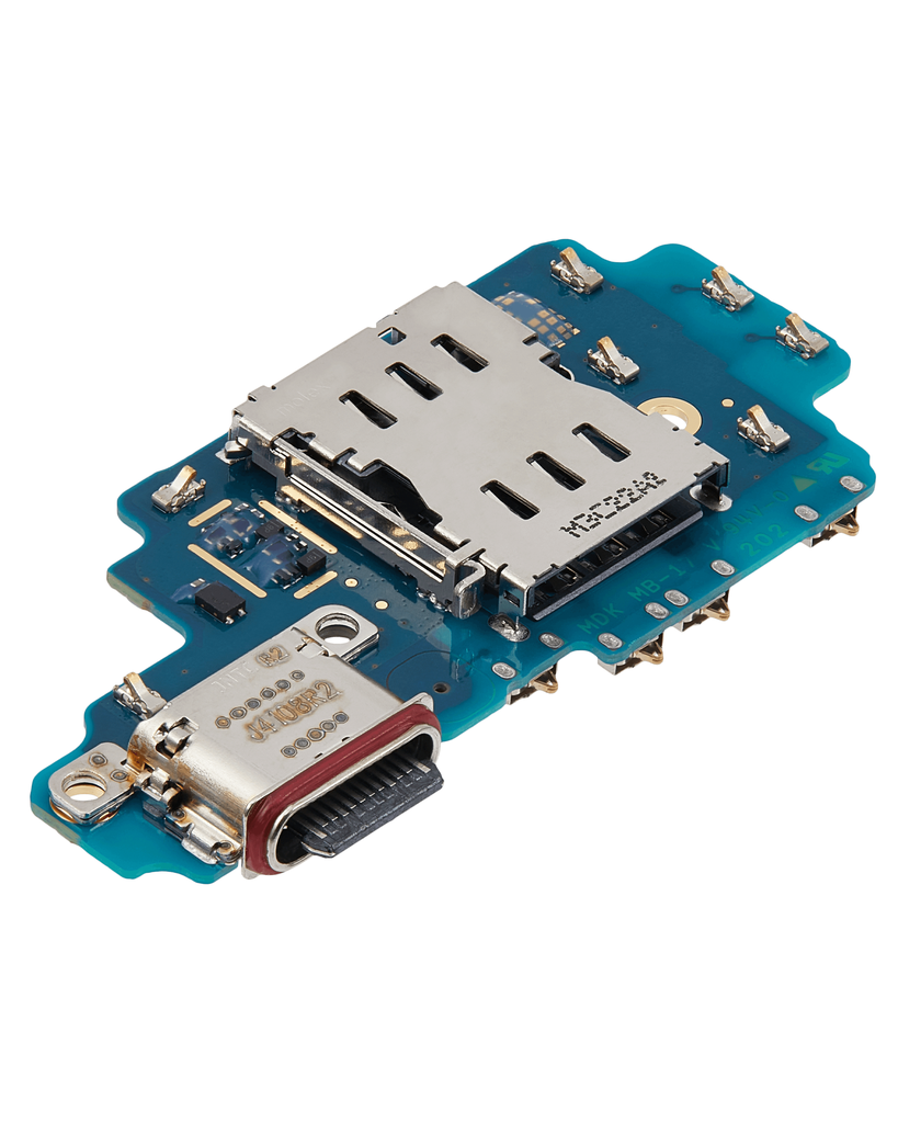 CHARGING PORT BOARD WITH SIM CARD READER COMPATIBLE FOR SAMSUNG S24 ULTRA 5G S926B INTERNATIONAL VERSION PREMIUM