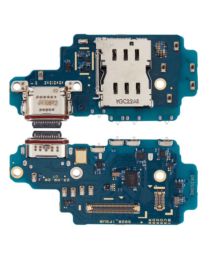 CHARGING PORT BOARD WITH SIM CARD READER COMPATIBLE FOR SAMSUNG S24 ULTRA 5G S926B INTERNATIONAL VERSION PREMIUM