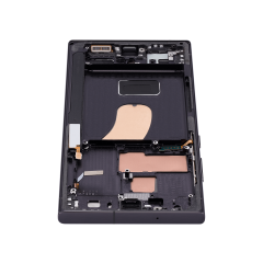 OLED LCD ASSEMBLY WITH FRAME COMPATIBLE FOR SAMSUNG S23 ULTRA BLACK A+ AFTERMARKET