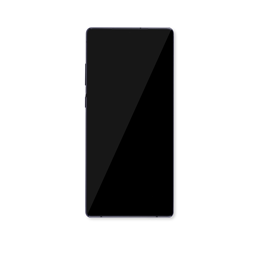 OLED LCD ASSEMBLY WITH FRAME COMPATIBLE FOR SAMSUNG NOTE 20 BLACK A+ AFTERMARKET