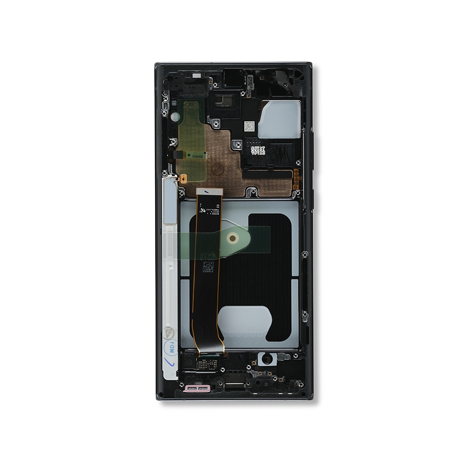 OLED LCD ASSEMBLY WITH FRAME COMPATIBLE FOR SAMSUNG NOTE 20 ULTRA BLACK A+ AFTERMARKET