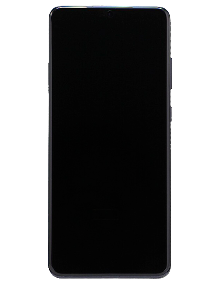 OLED LCD ASSEMBLY WITH FRAME COMPATIBLE FOR SAMSUNG S20 ULTRA BLACK A+ AFTERMARKET
