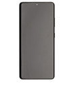 OLED LCD ASSEMBLY WITH FRAME COMPATIBLE FOR SAMSUNG S21 ULTRA BLACK A+ AFTERMARKET