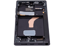 OLED LCD ASSEMBLY WITH FRAME COMPATIBLE FOR SAMSUNG S22 ULTRA BLACK A+ AFTERMARKET