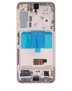 OLED LCD ASSEMBLY WITH FRAME COMPATIBLE FOR SAMSUNG S22 5G PREMIUM PINK / VIOLET COLOR