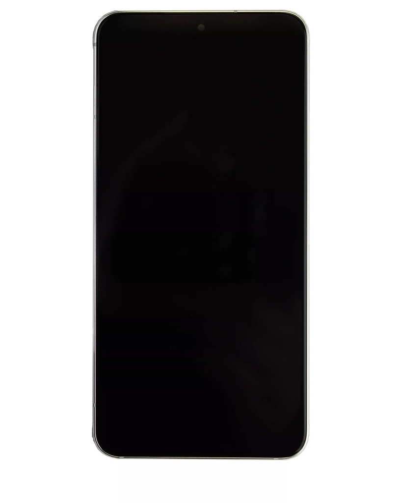 OLED LCD ASSEMBLY WITH FRAME COMPATIBLE FOR SAMSUNG S22 5G PREMIUM WHITE COLOR
