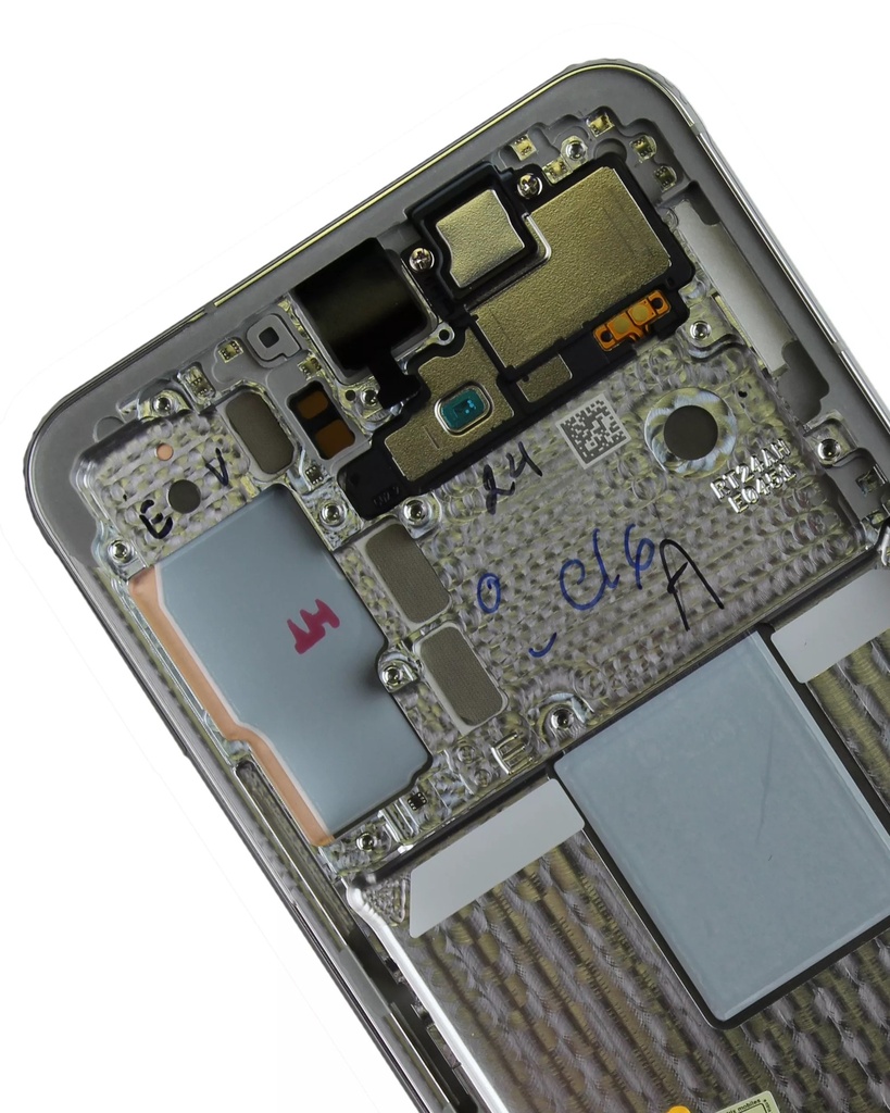 OLED LCD ASSEMBLY WITH FRAME COMPATIBLE FOR SAMSUNG S22 5G PREMIUM WHITE COLOR