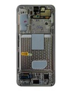 OLED LCD ASSEMBLY WITH FRAME COMPATIBLE FOR SAMSUNG S22 5G PREMIUM WHITE COLOR