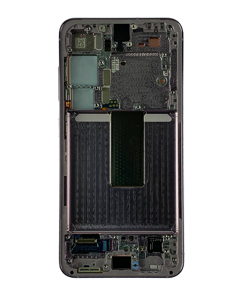 OLED LCD ASSEMBLY WITH FRAME COMPATIBLE FOR SAMSUNG S23 5G PREMIUM LAVENDER COLOR