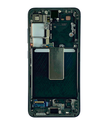 OLED LCD ASSEMBLY WITH FRAME COMPATIBLE FOR SAMSUNG S23 5G US & INTERNATIONAL BLACK / GRAY PREMIUM