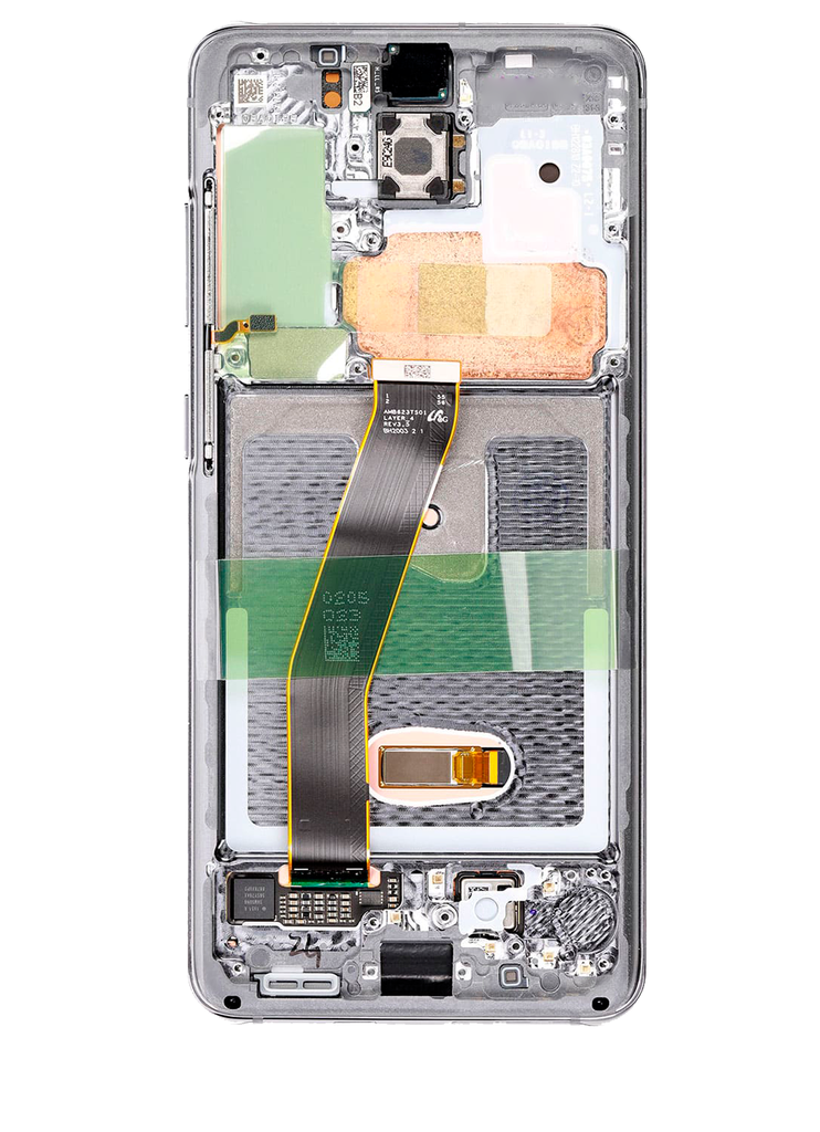 OLED LCD ASSEMBLY WITH FRAME COMPATIBLE FOR SAMSUNG S20 5G A+ BLACK COLOR