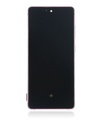 OLED LCD ASSEMBLY WITH FRAME COMPATIBLE FOR SAMSUNG S20 FE 4G / 5G A+ LAVANDER COLOR