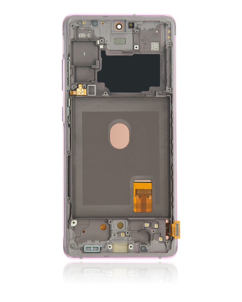 OLED LCD ASSEMBLY WITH FRAME COMPATIBLE FOR SAMSUNG S20 FE 4G / 5G A+ LAVANDER COLOR