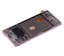 OLED LCD ASSEMBLY WITH FRAME COMPATIBLE FOR SAMSUNG S20 FE 4G / 5G A+ LAVANDER COLOR