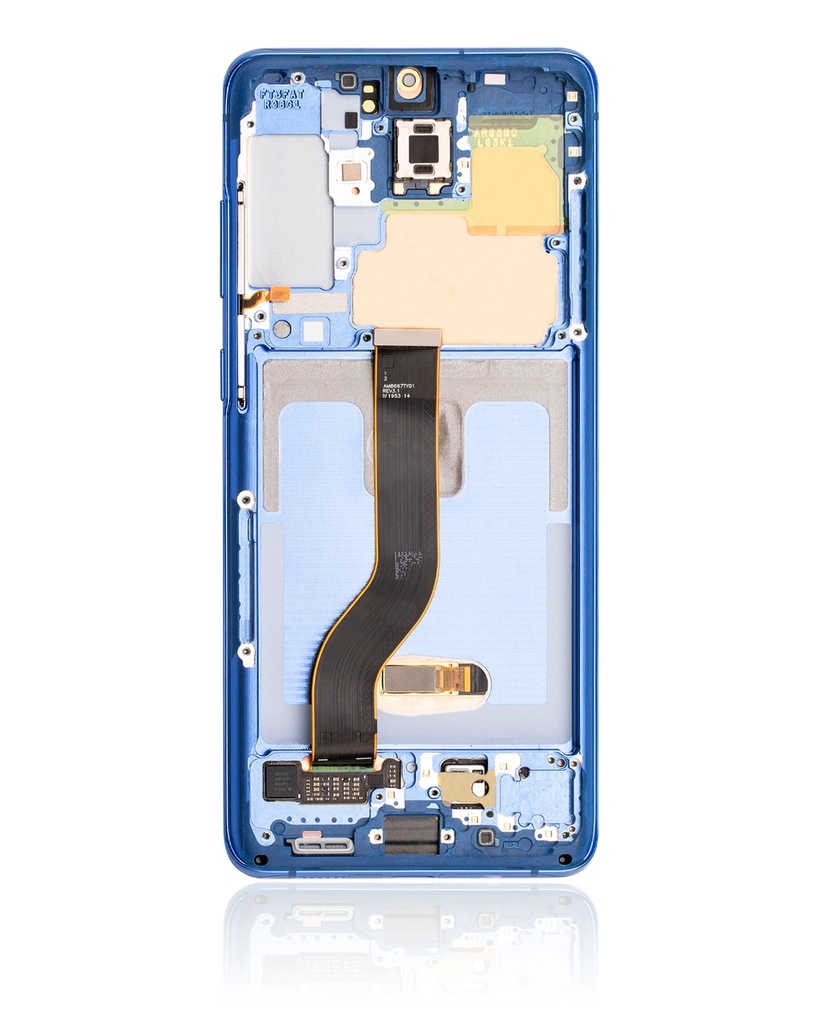 OLED LCD ASSEMBLY WITH FRAME COMPATIBLE FOR SAMSUNG S20 PLUS 5G A+ BLUE COLOR