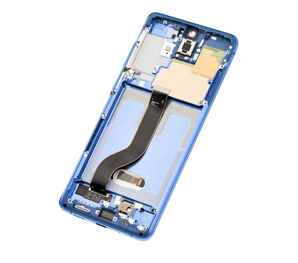 OLED LCD ASSEMBLY WITH FRAME COMPATIBLE FOR SAMSUNG S20 PLUS 5G A+ BLUE COLOR