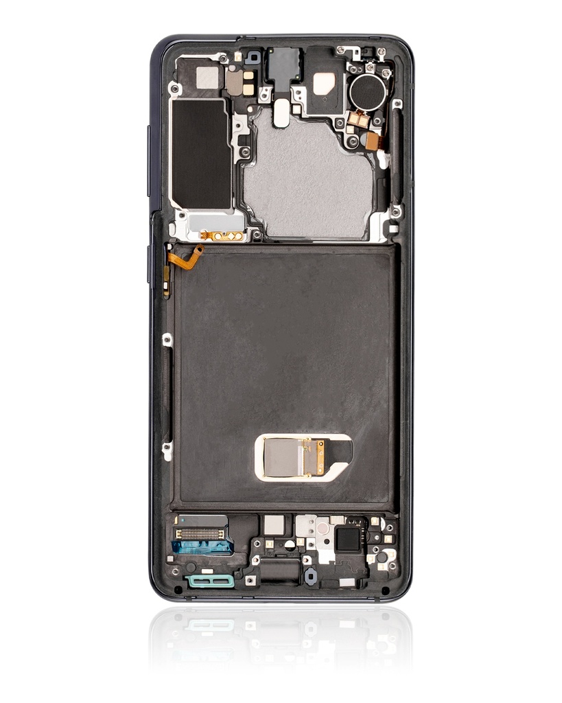 OLED LCD ASSEMBLY WITH FRAME COMPATIBLE FOR SAMSUNG S21 5G A+ BLACK / GRAY COLOR