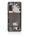 OLED LCD ASSEMBLY WITH FRAME COMPATIBLE FOR SAMSUNG S21 5G A+ BLACK / GRAY COLOR