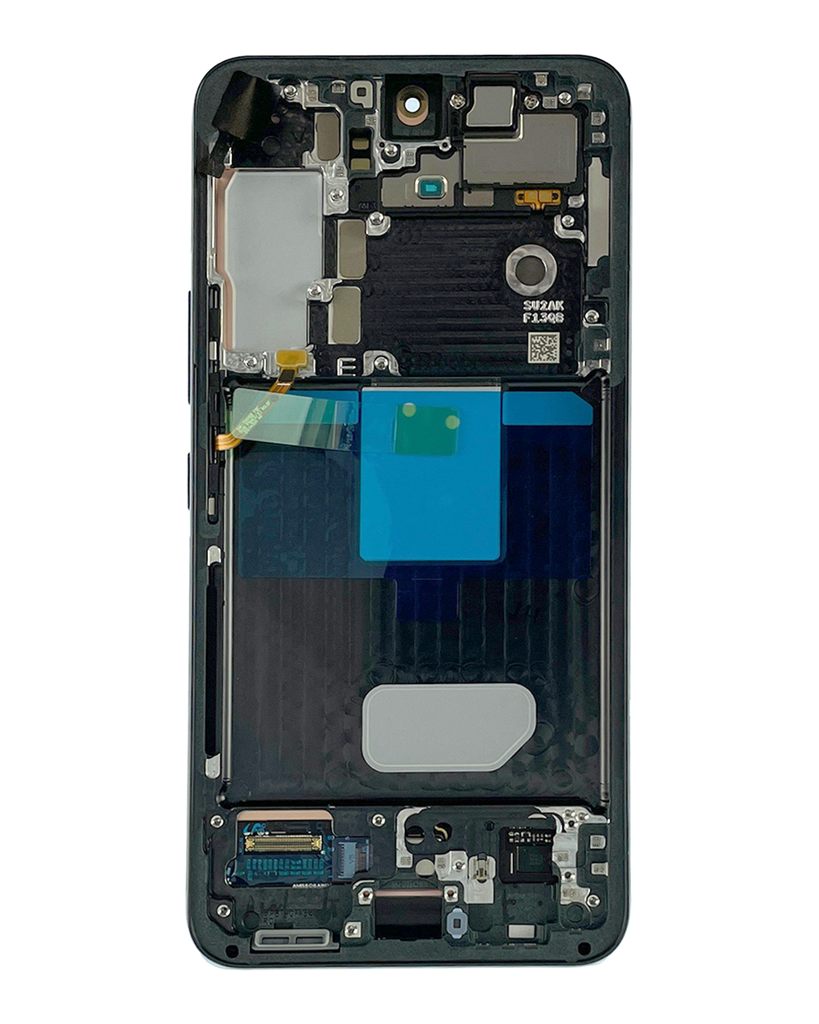 OLED LCD ASSEMBLY WITH FRAME COMPATIBLE FOR SAMSUNG S22 5G A+ BLACK COLOR