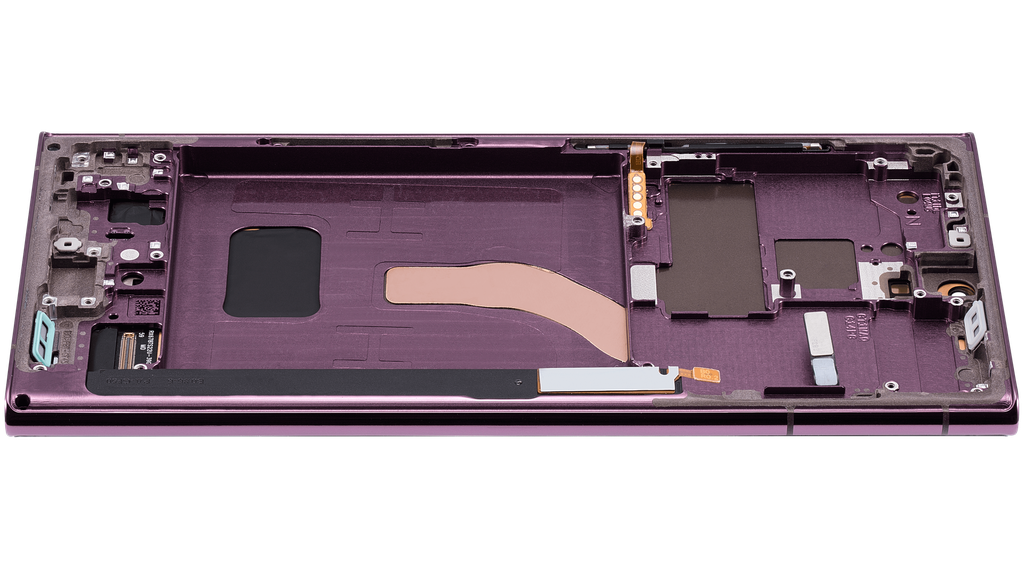 OLED LCD ASSEMBLY WITH FRAME COMPATIBLE FOR SAMSUNG S22 ULTRA 5G A+ BURGENDY COLOR