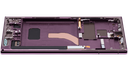 OLED LCD ASSEMBLY WITH FRAME COMPATIBLE FOR SAMSUNG S22 ULTRA 5G A+ BURGENDY COLOR
