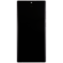 OLED LCD ASSEMBLY WITH FRAME COMPATIBLE FOR SAMSUNG S22 ULTRA 5G A+ WHITE COLOR