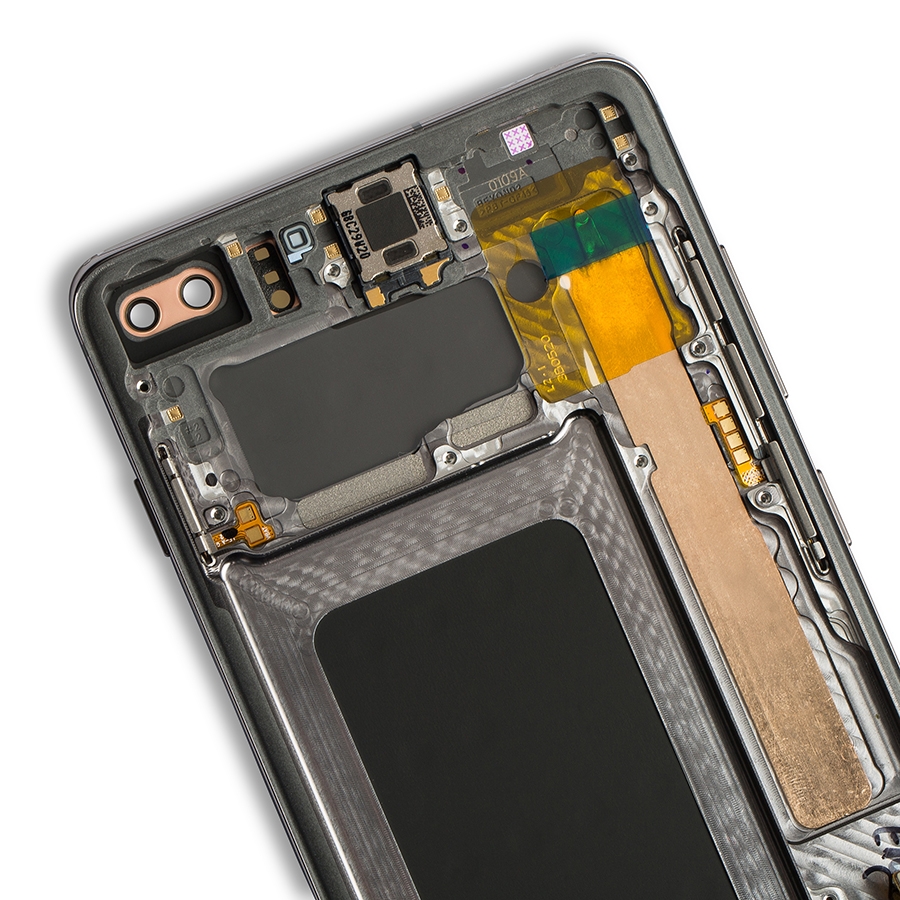 OLED LCD ASSEMBLY WITH FRAME COMPATIBLE FOR SAMSUNG S10 PLUS 5G A+ BLACK COLOR