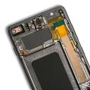 OLED LCD ASSEMBLY WITH FRAME COMPATIBLE FOR SAMSUNG S10 PLUS 5G A+ BLACK COLOR