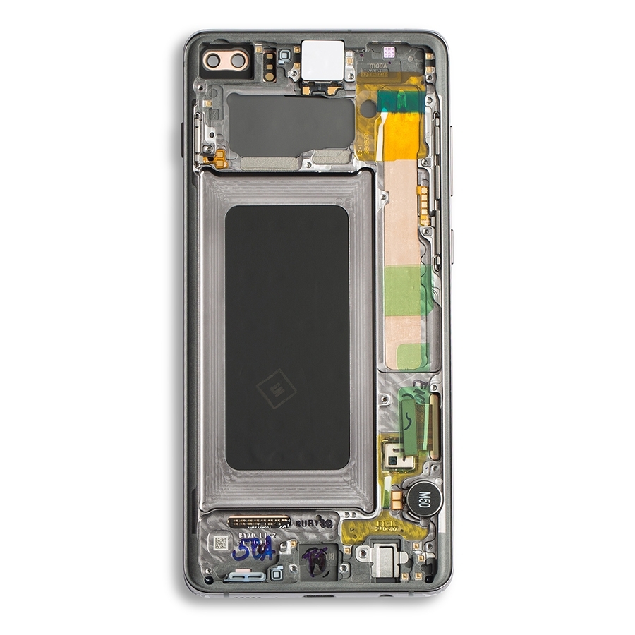 OLED LCD ASSEMBLY WITH FRAME COMPATIBLE FOR SAMSUNG S10 PLUS 5G A+ BLACK COLOR