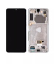 OLED LCD ASSEMBLY WITH FRAME COMPATIBLE FOR SAMSUNG S21 PLUS 5G A+ SILVER COLOR