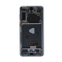 OLED LCD ASSEMBLY WITH FRAME COMPATIBLE FOR SAMSUNG S21 PLUS 5G A+ SILVER COLOR