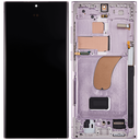 OLED LCD ASSEMBLY WITH FRAME COMPATIBLE FOR SAMSUNG S23 ULTRA 5G A+ LAVANDER COLOR
