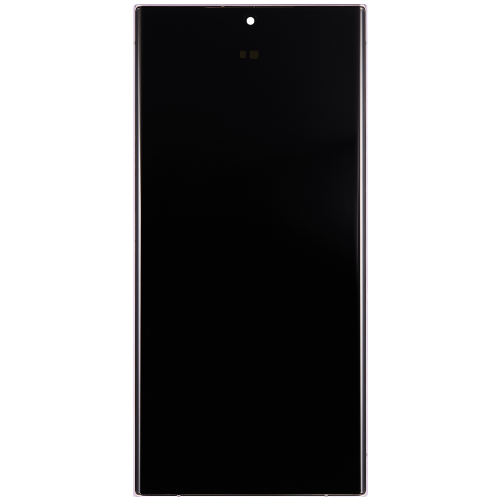 OLED LCD ASSEMBLY WITH FRAME COMPATIBLE FOR SAMSUNG S23 ULTRA 5G A+ LAVANDER COLOR