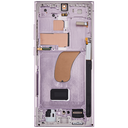 OLED LCD ASSEMBLY WITH FRAME COMPATIBLE FOR SAMSUNG S23 ULTRA 5G A+ LAVANDER COLOR