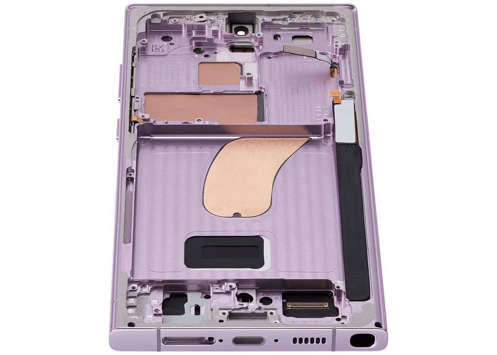 OLED LCD ASSEMBLY WITH FRAME COMPATIBLE FOR SAMSUNG S23 ULTRA 5G A+ LAVANDER COLOR